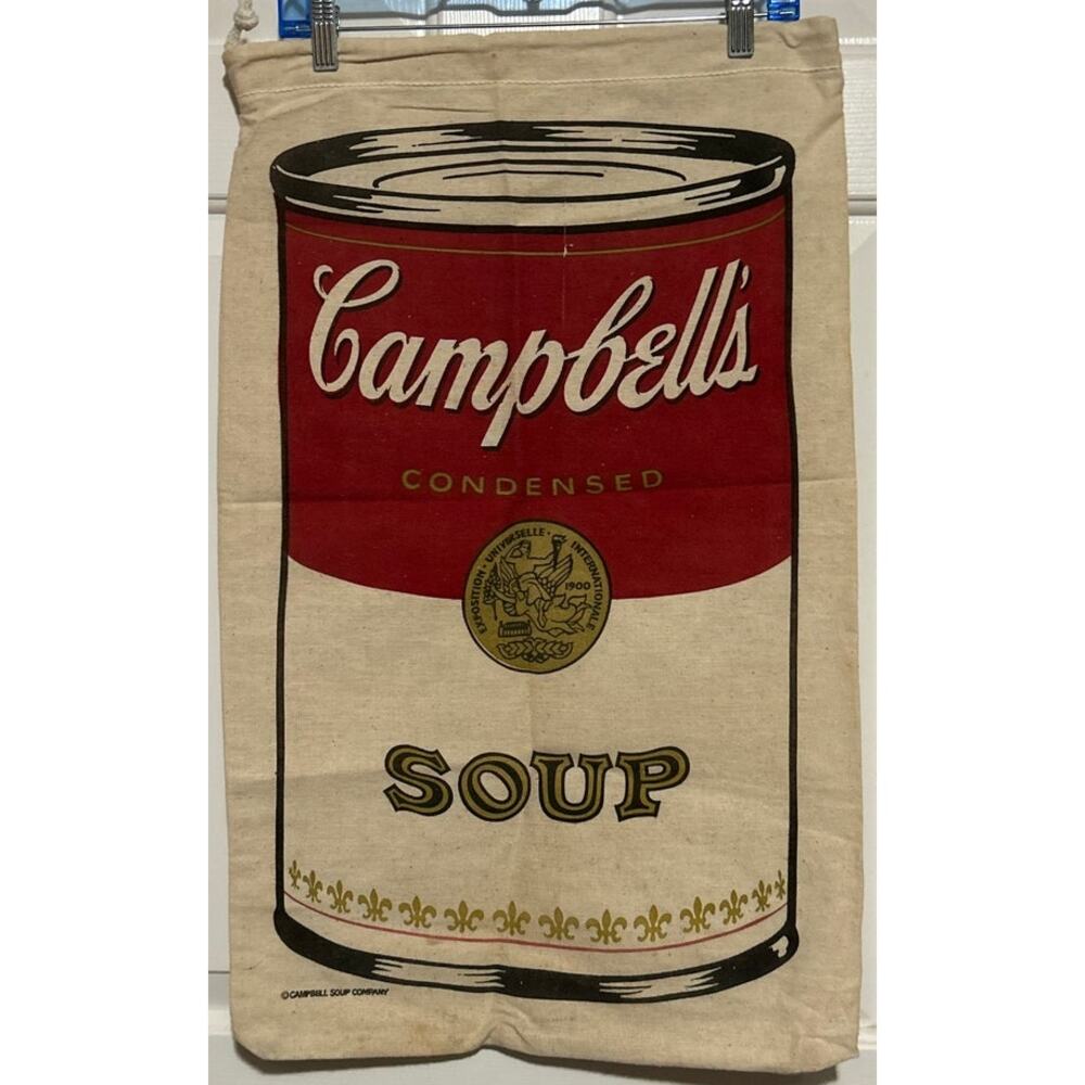 Campbell's Soup Company Vintage‎ Canvas Art Deco Drawstring Bag